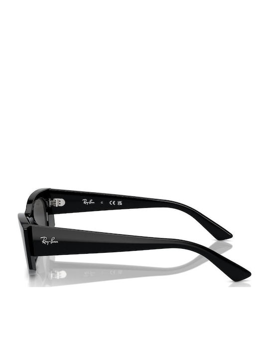 Ray Ban Дамски Слънчеви Очила с Черна Пластмасова Рамка и Черни Стъкла RB4427 667787