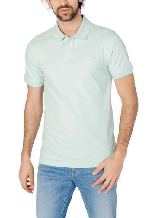 Hugo Boss Herren Kurzarmshirt Polo Weiß