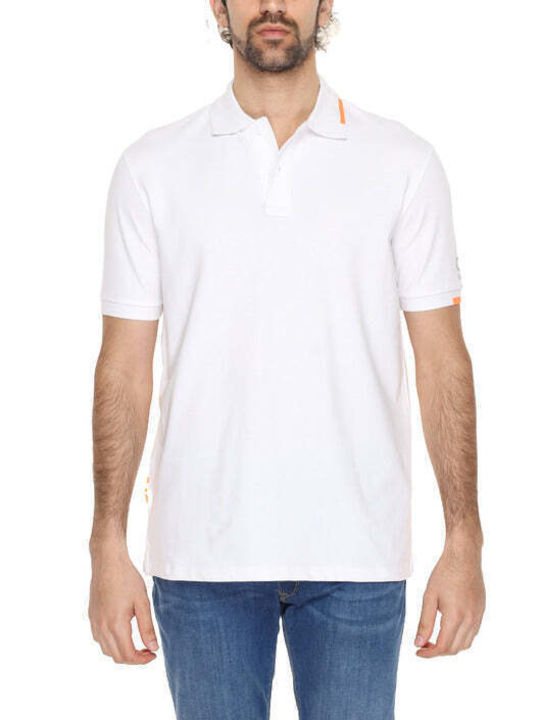 Suns Men's Short Sleeve Blouse Polo White