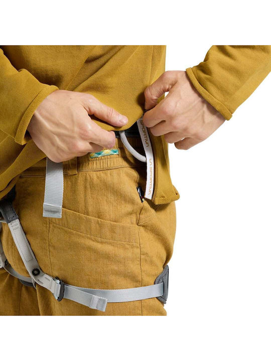 Tufa Langarm-Pullover Gelb