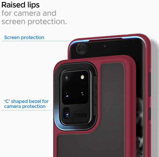 Spigen Ciel Color Brick Umschlag Rückseite Silikon / Kunststoff 2mm Hellblau (Galaxy S20 Ultra)