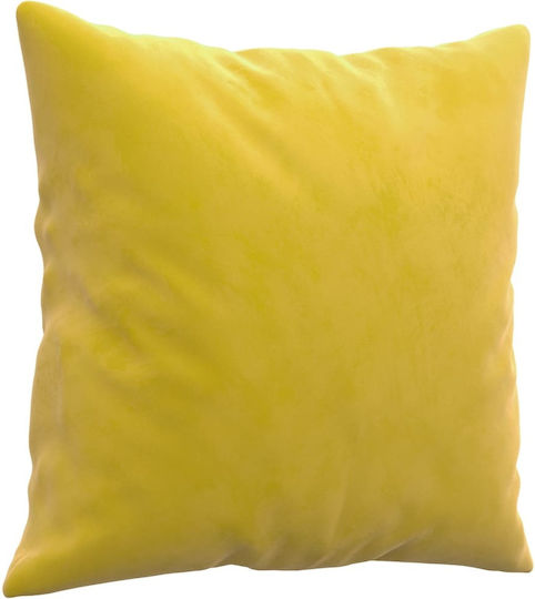 Living Room Furniture Set 2-Seater & 2-Seater & Stool Yellow