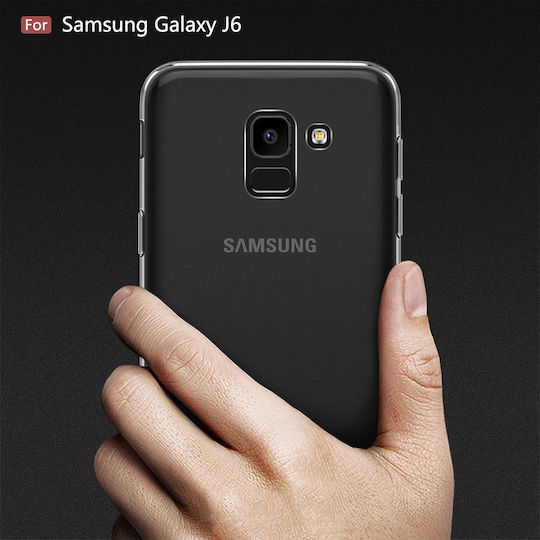Back Cover Σιλικόνης 0.5mm Διάφανο (Galaxy J6)