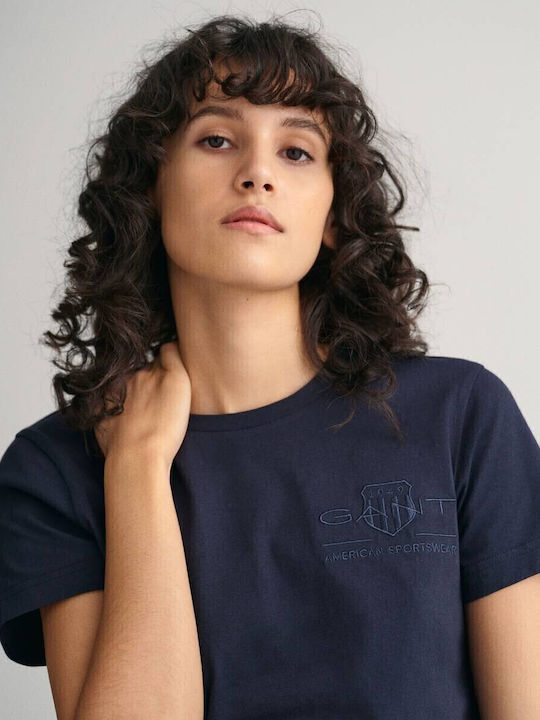 Tonal Archive Shield Women's T-shirt Guava Orange