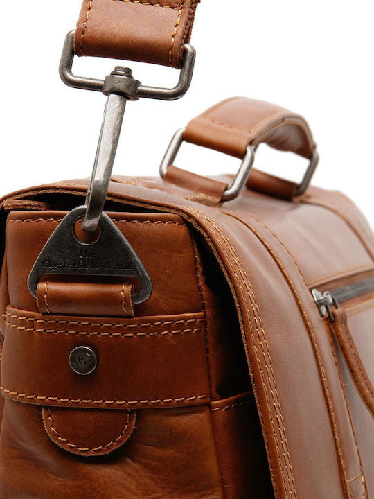 The Chesterfield Brand Imperia Tasche Fall für Laptop 15" in Braun Farbe