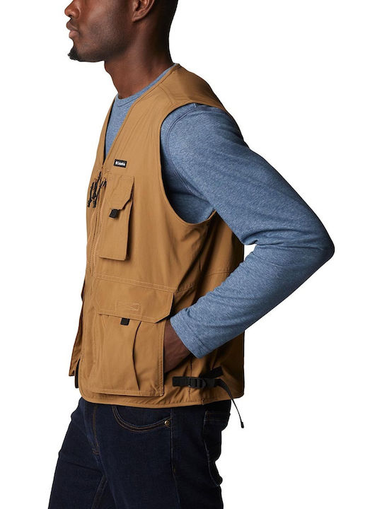 Silver Ridge Utility Sleeveless Jacket Brown