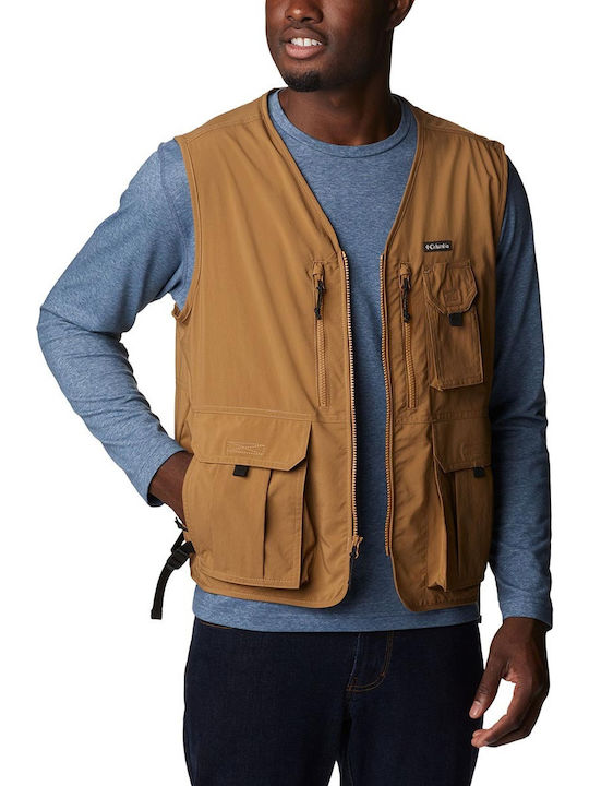 Silver Ridge Utility Sleeveless Jacket Brown