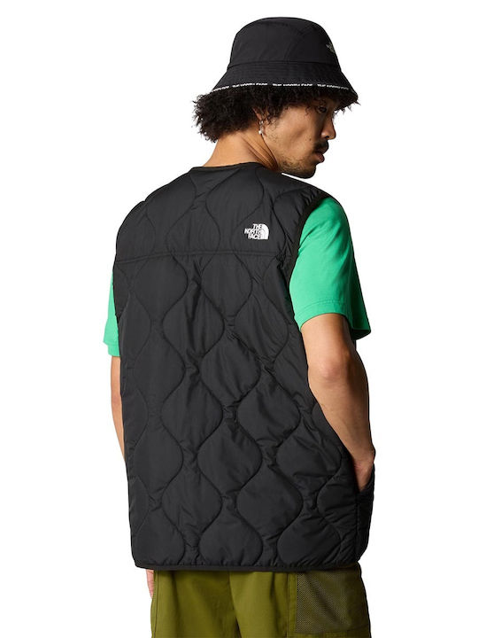 The North Face Men's Winter Sleeveless Puffer Jacket Waterproof Black