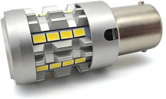 Lampa Auto P21W / BA15S / R10W / DRL Canbus LED 5500K Alb Rece 12V / 24V