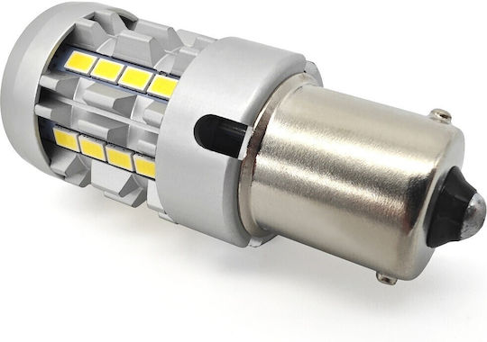 Lampa Auto P21W / BA15S / R10W / DRL Canbus LED 5500K Alb Rece 12V / 24V