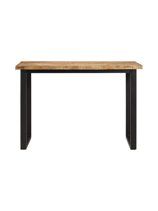 Table Dining Room from Solid Wood & Metal Mango 110x55x75cm