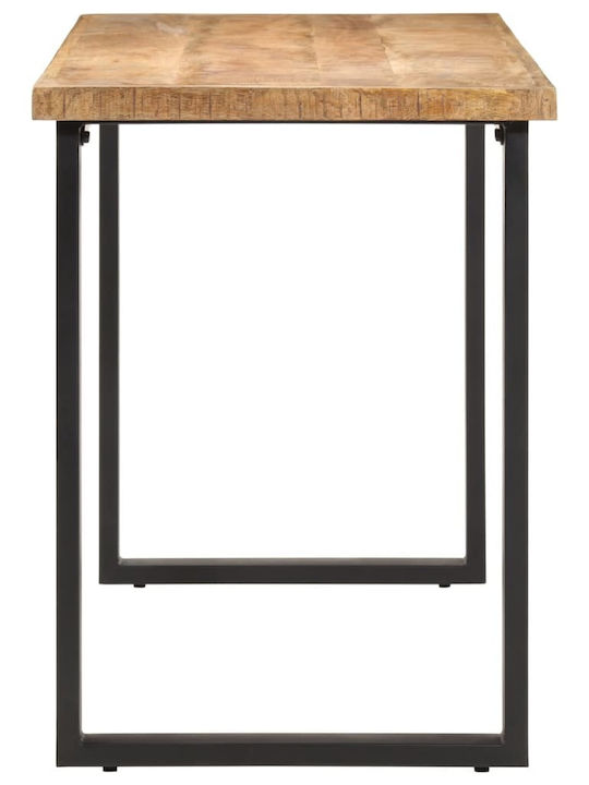 Table Dining Room from Solid Wood & Metal Mango 110x55x75cm