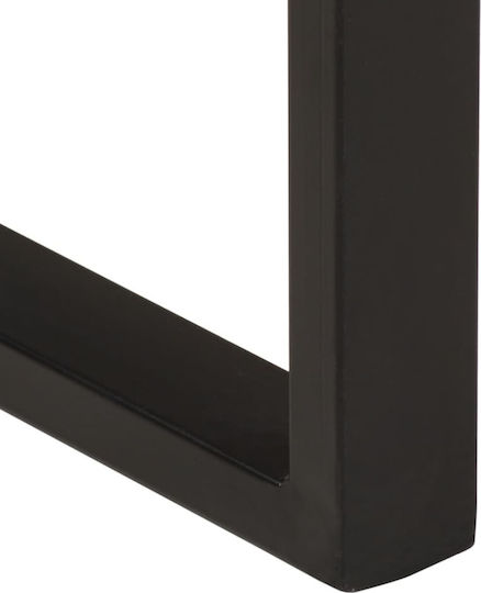 Table Dining Room from Solid Wood & Metal Mango 110x55x75cm