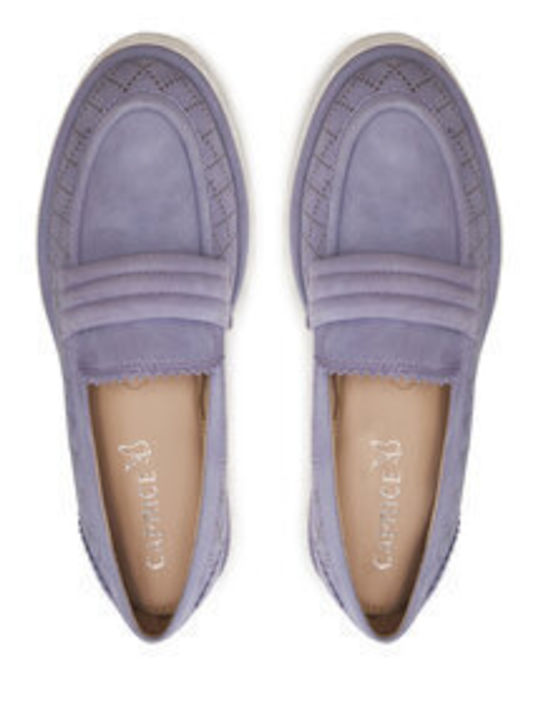 Mocasini dama în culoarea Violet