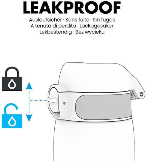 Ion8 Double Wall Μπουκάλι Θερμός Ανοξείδωτο BPA Free 500ml Πράσινο