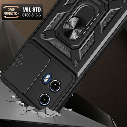 Tech-Protect CamShield Pro Back Cover Πλαστικό Μαύρο (Moto G24 / G04 / G04s)