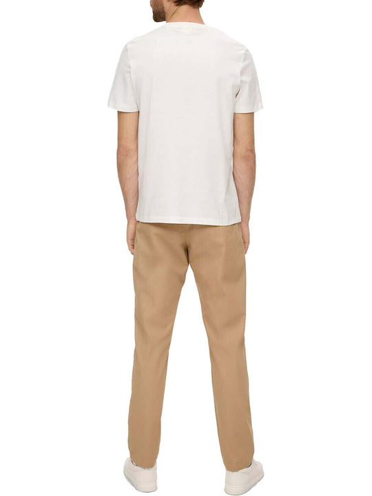 Red Label Παντελόνι Chino σε Κανονική Εφαρμογή Μπεζ