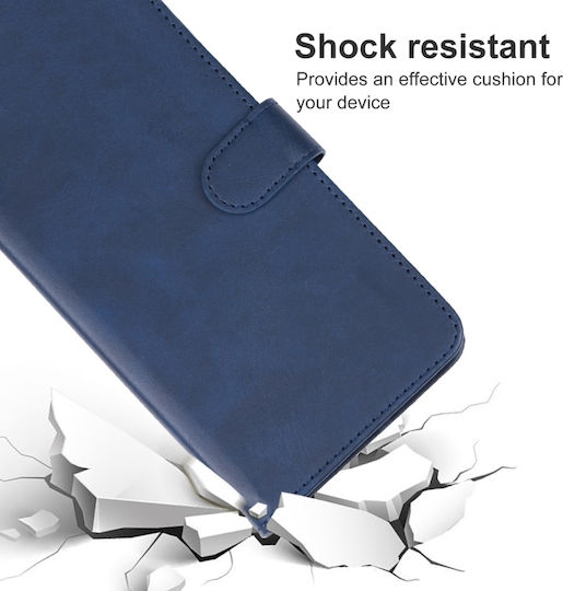 Wallet Δερμάτινο / Δερματίνης / Σιλικόνης Μπλε (TCL 40 SE)