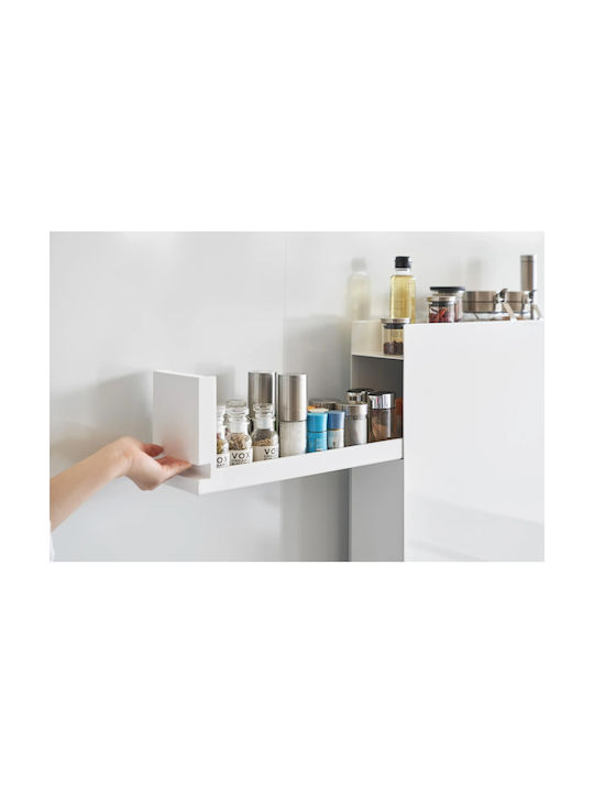 Yamazaki Wall Shelf Inox 93x52.5x12.5cm White