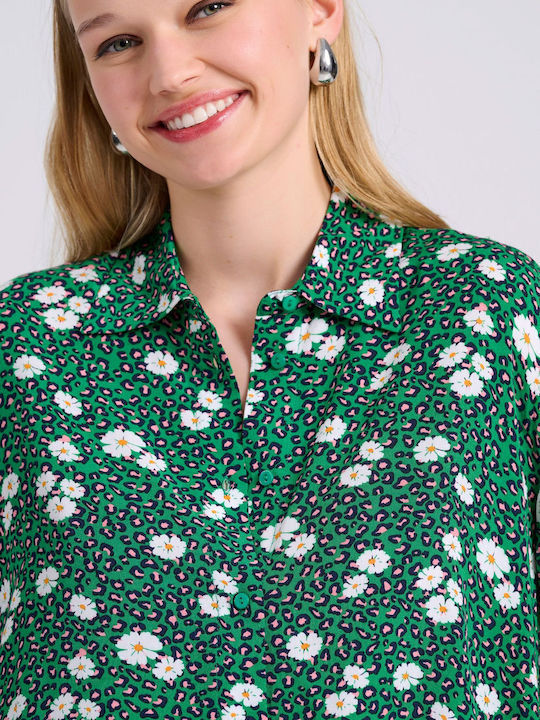 Women's Long Sleeve Shirt Green