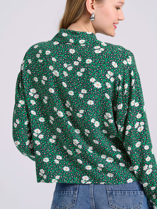 Women's Long Sleeve Shirt Green