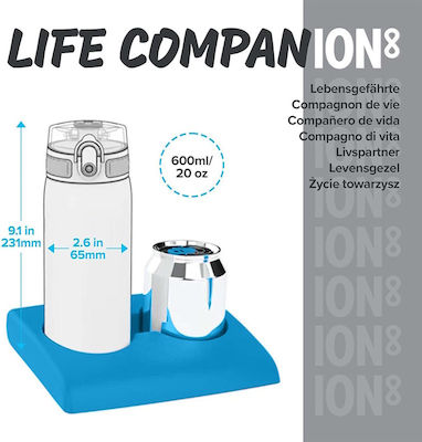 Ion8 Slim Kids Water Bottle Plastic 500ml I8RF500PVPRIN