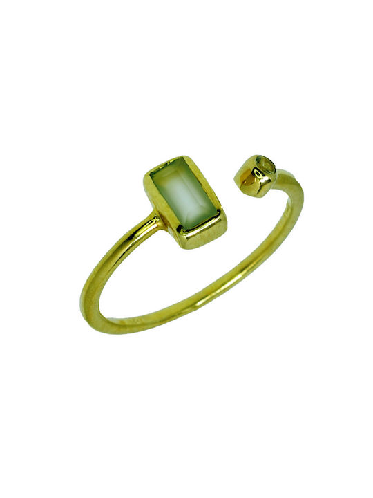 Elor Women's Gold Plated Silver Ring