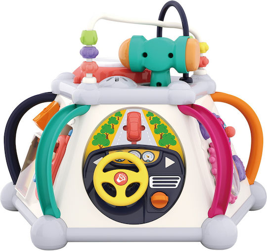 Hola Toys Играчка пирамида със светлина и звуци за 18++ месеца