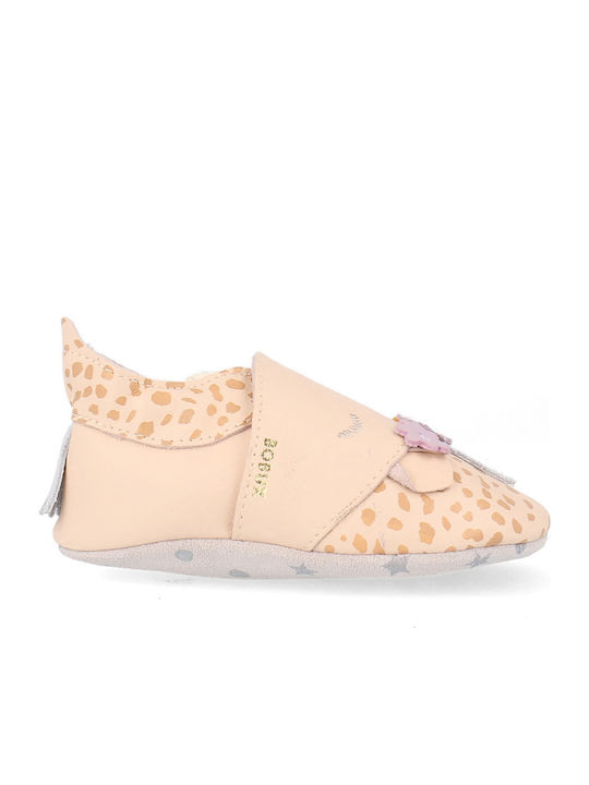 Bobux Βρεφικά Παντοφλάκια Αγκαλιάς Ροζ Soft Sole