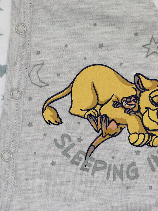 Disney Lion King Body pentru Bebeluși Mânecă lungă Gray