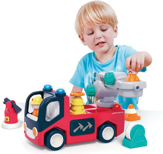 Hola Toys Camion de pompieri pentru 18+ ani+ Ani