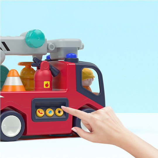 Hola Toys Camion de pompieri pentru 18+ ani+ Ani
