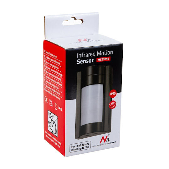 Maclean Energy Wired Infrared Motion Sensor 120° Detection Angle 12m Scope