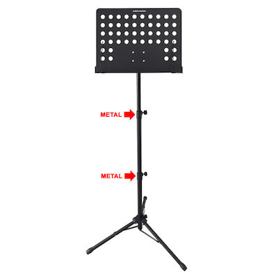 Audio Master BS10 Orchestra Music Stand Height: 60-149cm Black