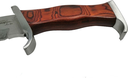 Messer Schwarz in Leder-Gehäuse
