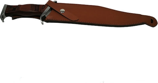 Messer Schwarz in Leder-Gehäuse