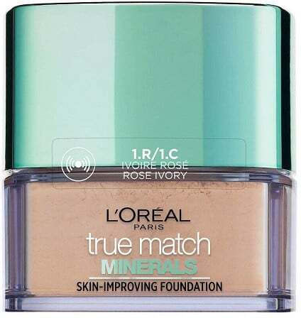 Mineral Face Powder, Loreal, Perfect Match Minerals, 1r/1c Rose Ivory, 10 G