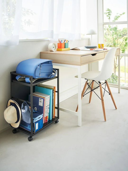Yamazaki Yamazaki Kitchen Cart Metallic 2 Tiers Black 32x42x60cm