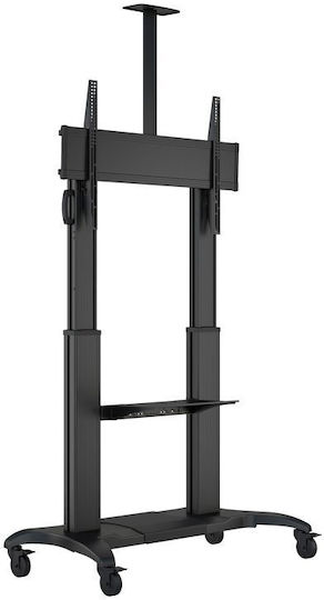 Multibrackets M Public Floorstand Dual Pillar 180 HD Suport TV pardoseală până la 100" și 90kg Negru