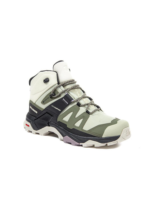 Salomon X Ultra 4 Mid Gtx Women's Hiking Green