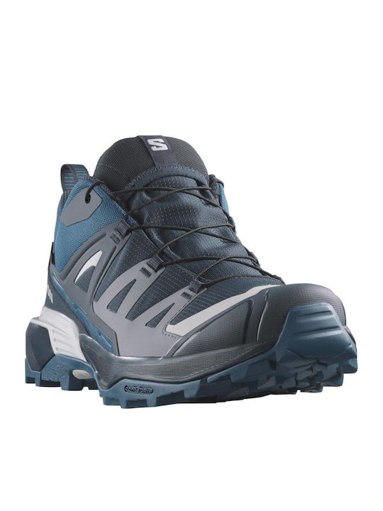 Salomon X Ultra 360 Gtx Pantofi De Drumeție Impermeabili Pentru Bărbați Cu Membrană Gore-Tex Albastri