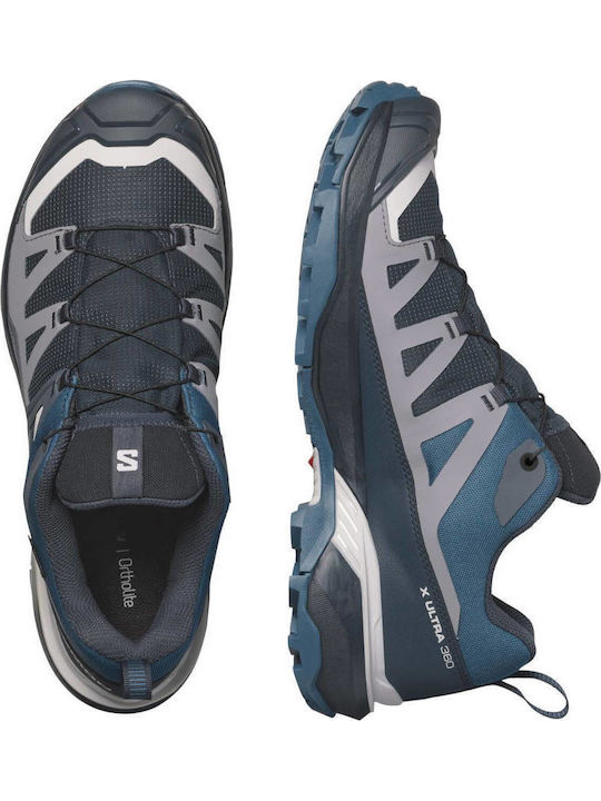 Salomon X Ultra 360 Gtx Pantofi De Drumeție Impermeabili Pentru Bărbați Cu Membrană Gore-Tex Albastri