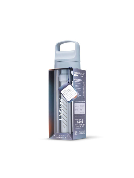 Lifestraw Wasserflasche Kunststoff mit Filter 650ml Blau