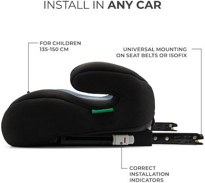 Kinderkraft I-boost Car Seat Booster i-Size with Isofix Black