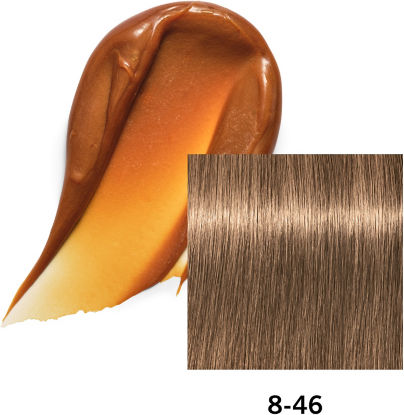 Schwarzkopf Professional Chromaid Bonding Color Маска за коса Гланциран Карамел 8-46 300мл