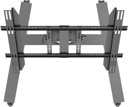 Multibrackets M Public Display Stand 110 HD Tilt & Table Βάση Τηλεόρασης Δαπέδου έως 55" και 80kg Μαύρο