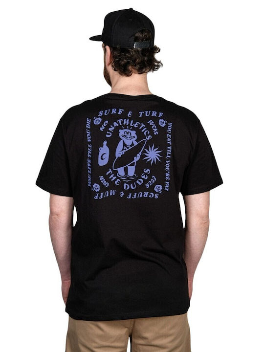 Surf And Turf T-shirt Μαύρο