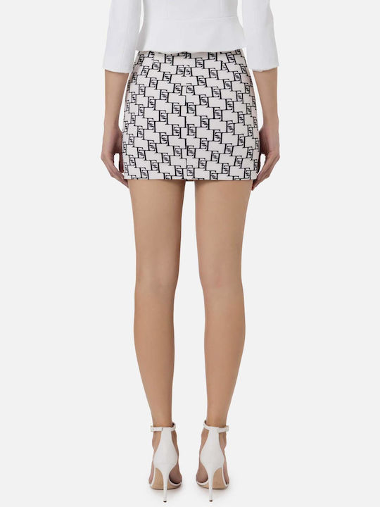 Elisabetta Franchi Γυναικεία Φούστα Stretch Crepe Mini Skirt Gos0341e2