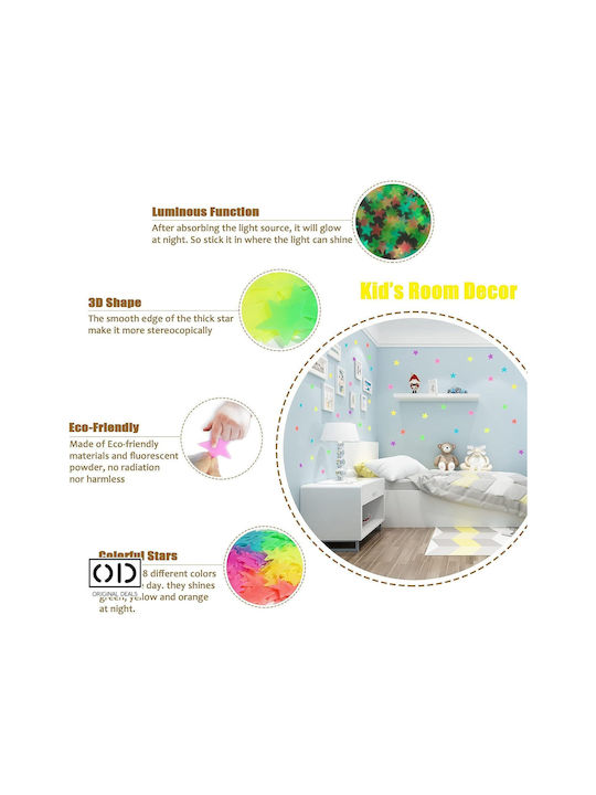 Kinder Wandsticker 3D 5cm 201 Stück
