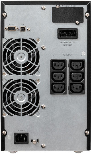Eaton 9E2000i UPS On-Line 2000VA 1600W με 6 IEC Πρίζες